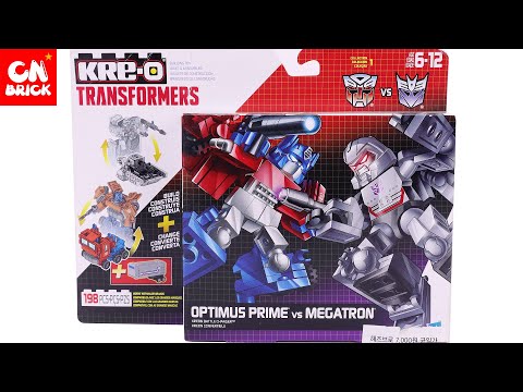 Unoffical LEGO TRANSFORMERS OPTIMUS PRIME VS MEGATRON KRE O