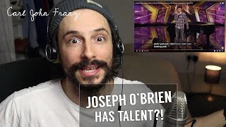 Vocal Coach REACTION | Joseph O&#39;Brien, America&#39;s Got Talent 2018