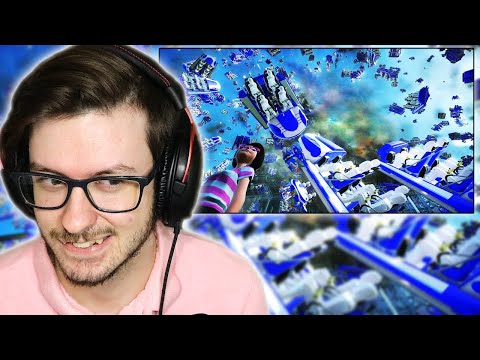 Daxellz Reacts to Lets Game It Out I Built a Theme Park That Ends Reality in Planet Coaster