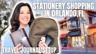What's in my Bag for Travel Journaling?  Orlando Florida Notebooks, Fountain pens & more!