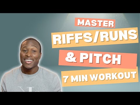 7 Minute Vocal Workout For Pitch Accuracy and Flexibility/Agility (Riffs/Runs)