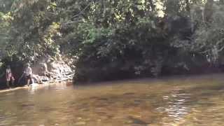 preview picture of video 'Travessia Riacho TR4 - Cachoeira Maria Augusta - São João Batista do Glória'
