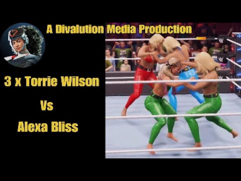 WWE 2K22 RGB Torrie Wilson Vs Alexa Bliss - Battle Royale