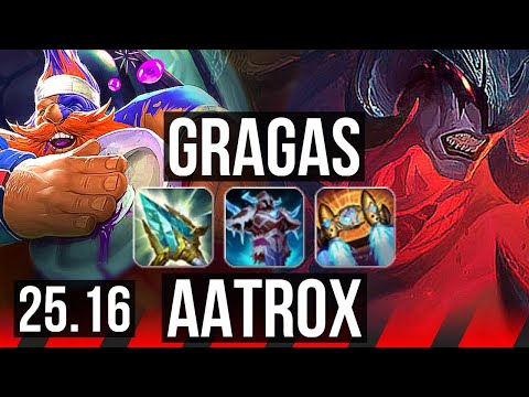 GRAGAS vs AATROX (TOP) | 3/3/17 | KR Master | 25.16