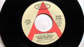 My Elusive Dreams , David Houston & Tammy Wynette , 1967 Vinyl 45RPM