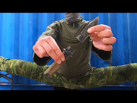 GERBER STRONGARM KNIFE - DESTRUCTION TEST - UNTIL IT BREAKS - KNIFE TIP TORTURE TEST -