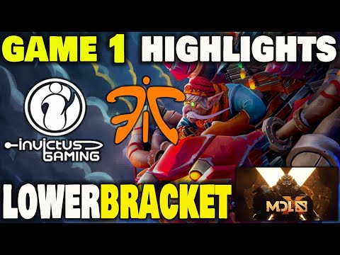 INVICTUS GAMING VS FNATIC GAME 1 Highlights MDL Chengdu Major Lower Bracket