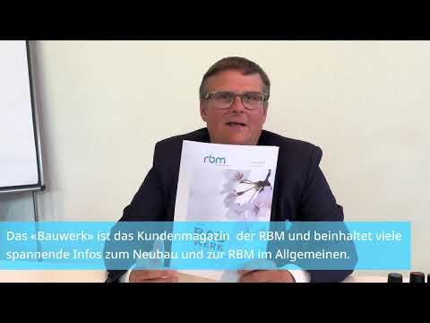 Bauwerk: Das Kundenmagazin zum Neubau der Regiobank Männedorf | Andy zeigt's