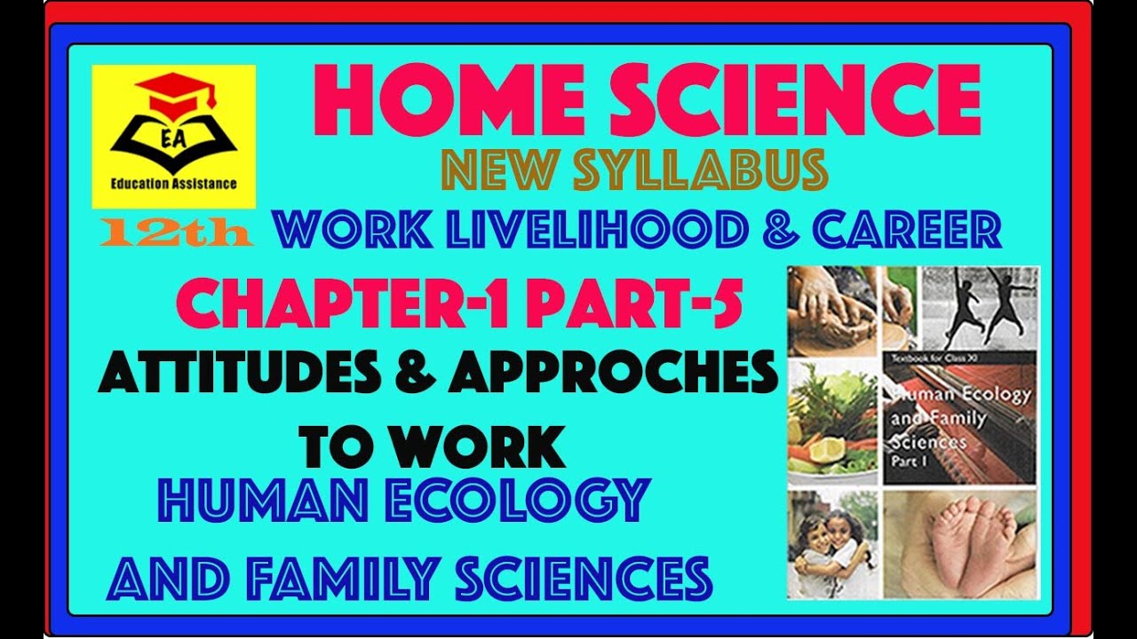 #Home Science||#12th||#CBSE||#NCERT||#Attitudes & Approches to work||#ch-1 ||#part 5