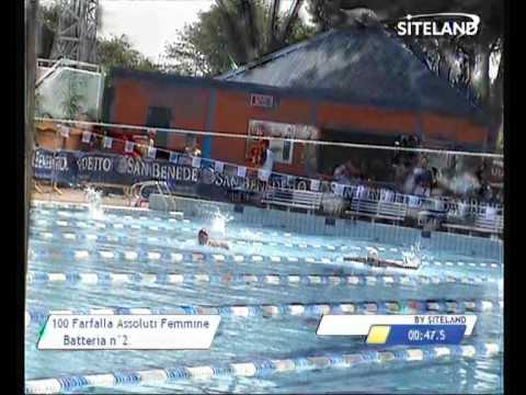Serie 2 dei 100 Farfalla  Assoluti Femmine Master - 11 Memorial Andrea Bettiol