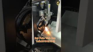 Máy Laser cắt hộp cắt ống ironwood nạp phôi tự động nguồn 3000W