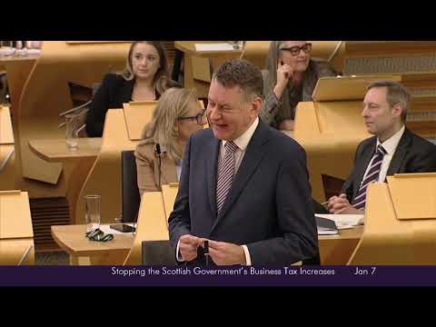 Conservative Party Debate: Stop the Scottish Government’s Business Tax Increases - 7 January 2026