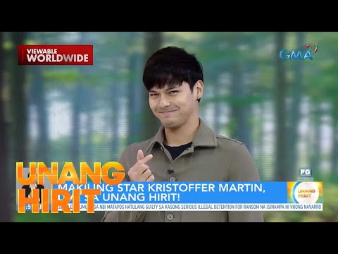 Makiling Star Kristoffer Martin, LIVE sa Unang Hirit!