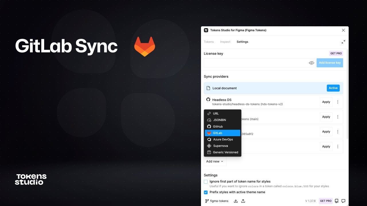 GitLab Sync with Tokens Studio for Figma