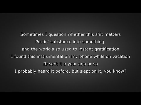 J. Cole - let go my hand (Lyrics)