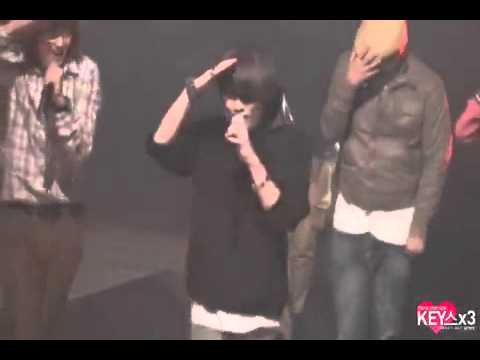 Shinee KEY Rehearsal Fancam - Ring Ding Dong  091030