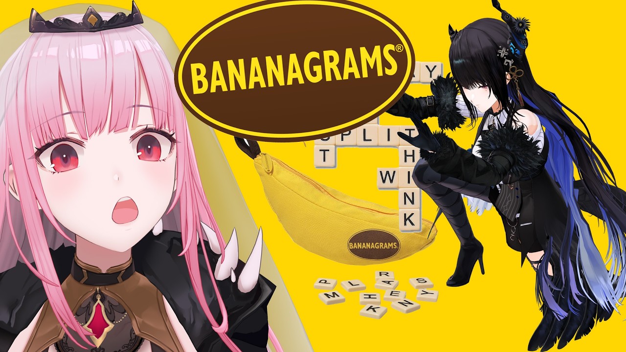 【BANANAGRAMS】yummy words with Nerissa. (handcam off-collab) #calliolive