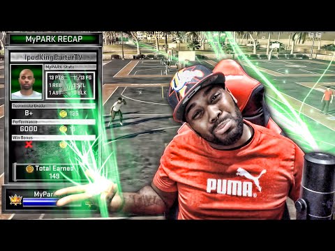 NBA 2K15 My PARK 3v3 - IKC Makes Shooting Look Easy! | iPodKingCarter