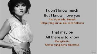 Don&#39;t Know Much - Linda ronstadt &amp; Aaron neville (Lirik terjemahan)