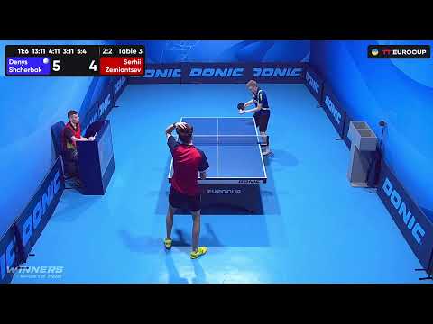 17:35 Denys Shcherbak - Serhii Zemiantsev 10.09.2023 TT Euro.Cup Ukraine Star. TABLE 3