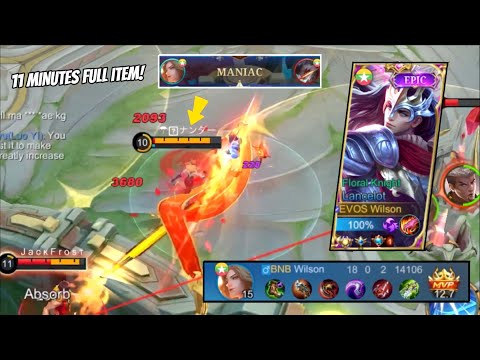 LANCELOT 8 MINUTES LEVEL 15 NEW ROTATION 🔥 | Lancelot Perfect Gameplay - MLBB