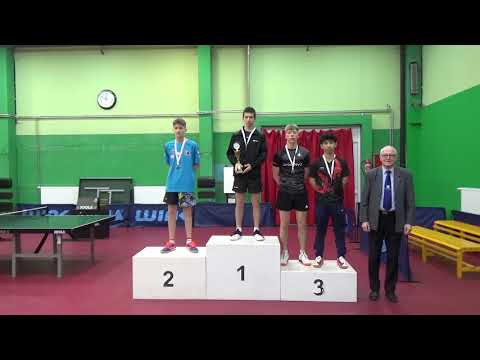 Asztalitenisz: 2023.évi U17 fiú Bp.Bajnokság "aranyfokozatú" országos ranglistav. egyéni eredm.hird.