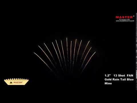 1.2" 13 Shot Single Row FAN Shape Use Fireworks Unit Pyrotechnics Units
