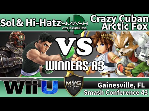 MVG|Sol & Hi-Hatz vs. Crazy Cuban & Arctic Fox - SSB4 Teams Winners R3 - SC43