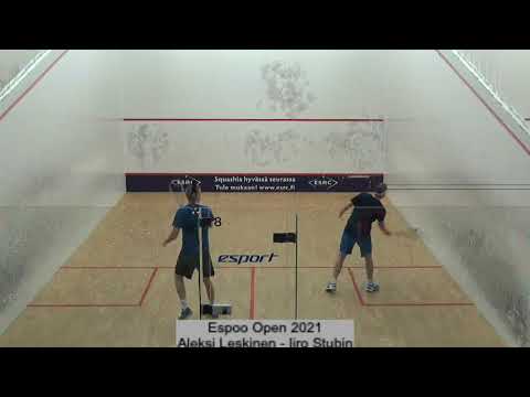 EspooOpen21: Aleksi Leskinen  MiSq - Iiro Stubin MetStone