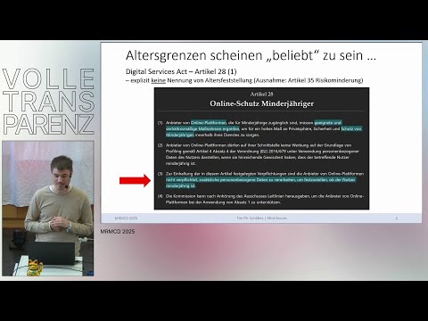 MRMCD2025 CTRL+ALT+AGE - Digitale Altersgrenzen und ihre Nebenwirkungen