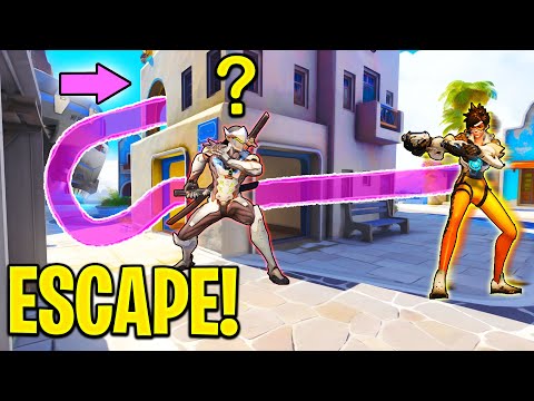 Timing the PERFECT Escape..! - 200IQ Tricks & Genius Outplays - Overwatch Moments Highlights Montage