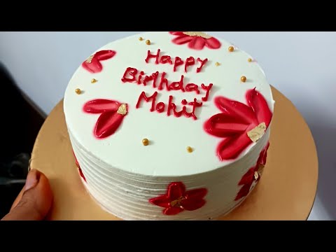 Pinterest inspired floral cake decoration 🎂 #cakedecoration #trendingvideo #viral