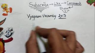 Vyapam Exams 2017 tentative dates (Professional Examination Board)