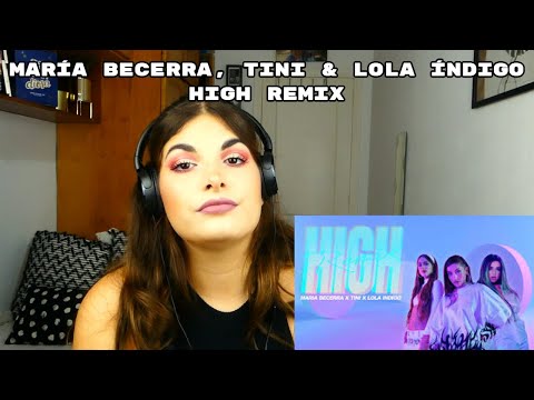REACCIÓN: HIGH REMIX - María Becerra, Tini, Lola Índigo | Cristina Black & White