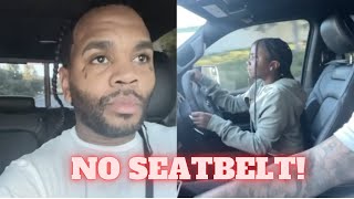 Kevin Gates Lets His 10 Year Old Daughter Drive Him Around