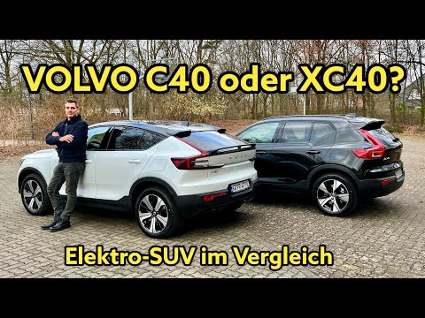 Volvo C40 oder XC40 Recharge? Kompakte-Elektro-SUV im Vergleich | Review | Test | 2022