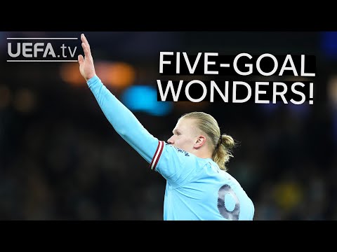 HAALAND & the two other FIVE-GOAL WONDERS in the 