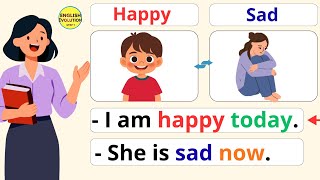 Improve English Speaking: Learn Opposites in Feelings.