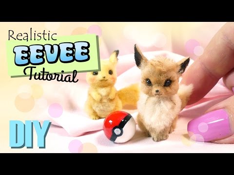 DIY Pet Eevee Tutorial // Miniature Pokemon
