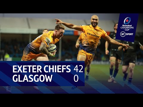 Exeter Chiefs vs Glasgow Warriors (42-0) | Heineken Champions Cup Highlights