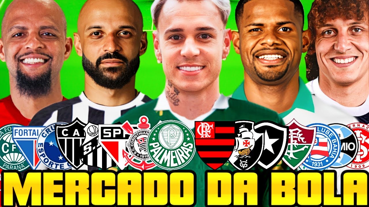 MERCADO DA BOLA 2025 | ROGER GUEDES NO PALMEIRAS - FLAMENGO - CRUZEIRO - CORINTHIANS - SANTOS -BAHIA