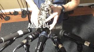 Video thumbnail for Dynamic Mic Shootout Saxophone SM 57 Audix i5 Audix D2 Audix D4 e945 by Scott Clemens