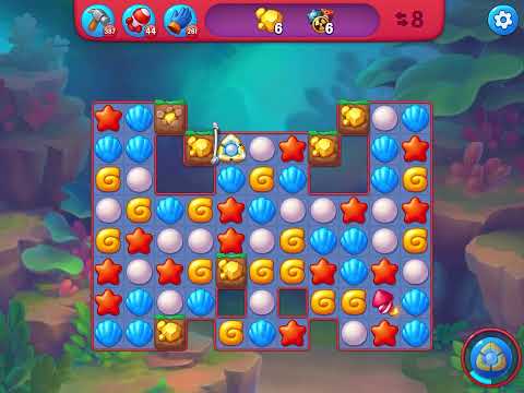 Fishdom Hard level 6380 no boosters フィッシュダム ハード [Friend's]