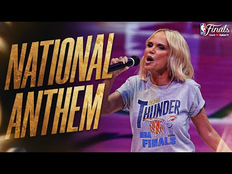 Kristin Chenoweth Performs The National Anthem | #NBAFinals presented by @youtubetv