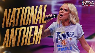 Kristin Chenoweth Performs The National Anthem | #NBAFinals presented by @youtubetv