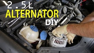 Alternator DIY for VW 2.5L 5 cylinder MK5 Jetta
