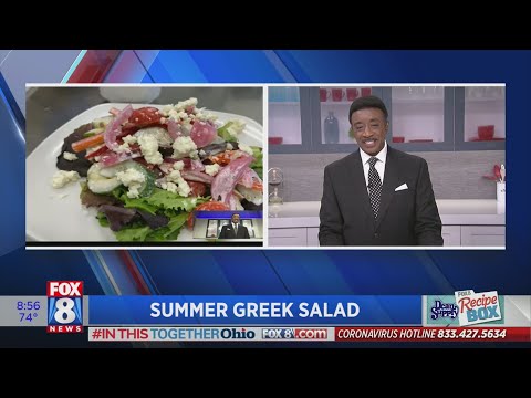 Fox Recipe Box: Summer Greek Salad with homemade Tzatziki Dressing