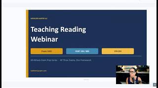 🚨 Free Live Webinar: Teaching Reading Exam Blueprint