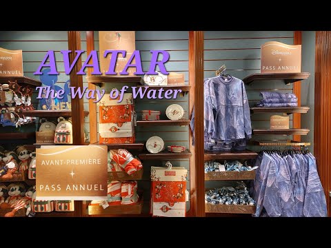 Avatar The way of water | Premiere Merchandising in Disneyland Paris |