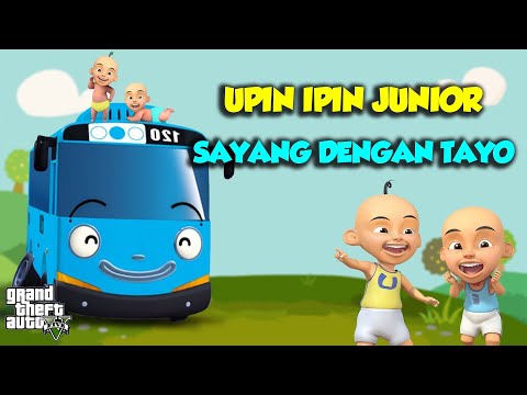 Upin Ipin Junior's Introduction to TAYO, the Sultan is Happy - GTA V Upin Ipin Latest Episode 532